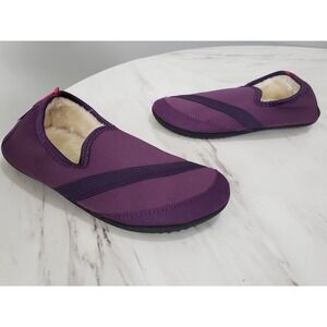 FitKicks Kozikicks SMALL PURPLE SZ 5.5 / 6.5  Slipper House Shoes Womens Soft